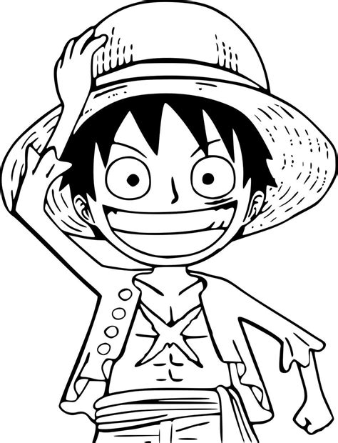 one piece dibujo facil|Dibujos para colorear One Piece .